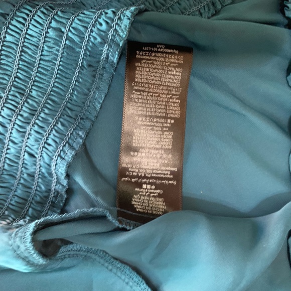 NWT Bebe Mixed Shiny Neck PC Halter Top/Blouse - Picture 7 of 8